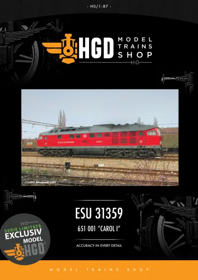 RO-DBSR - 651 001 "Carol I" diesel locomotive