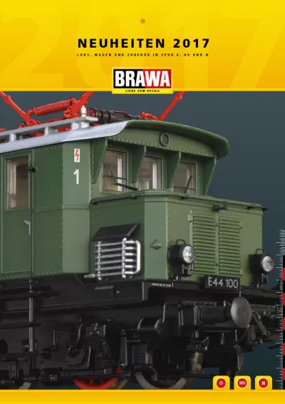 Novelties 2017 catalog - Brawa