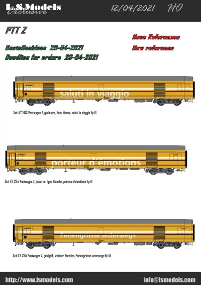 PTT (Swiss Post) - Z postal coaches