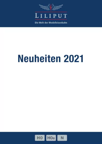 Novelties 2021 catalog - Liliput