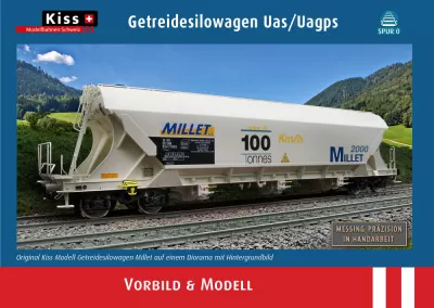 Uas/Uagps freight wagons - Kiss Modellbahnen Schweiz