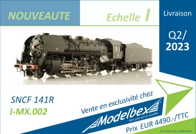 SNCF - 141R steam locomotive - Modelbex