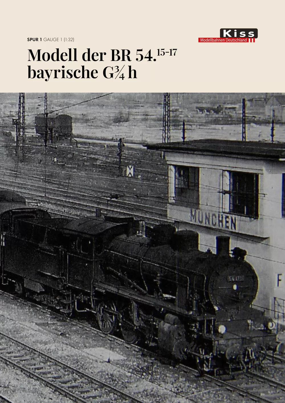 Kiss Modellbahnen Deutschland - G3/4h / BR 54.15-17 steam locomotive