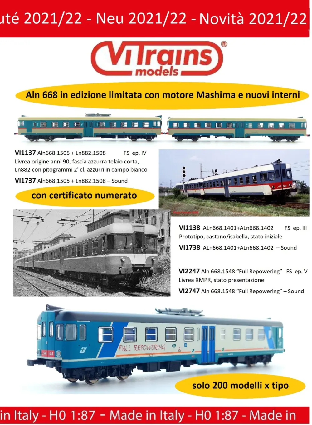 ViTrains - Novelties 2021 / 2022