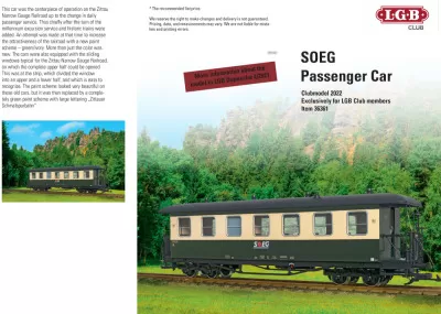 SOEG passenger car - LGB
