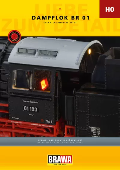 BR 01 steam locomotive - Brawa
