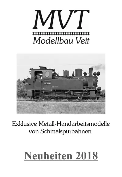 Neuheiten 2018 - MVT - Modellbau Veit