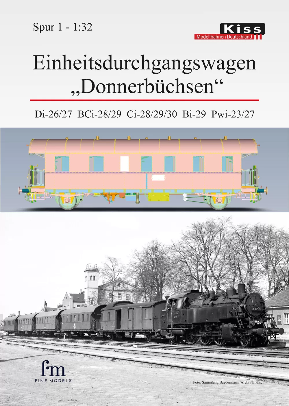 Kiss Modellbahnen Deutschland - "Donnerbüchsen" passenger coach