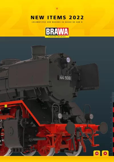 Novelties 2022 catalog - Brawa