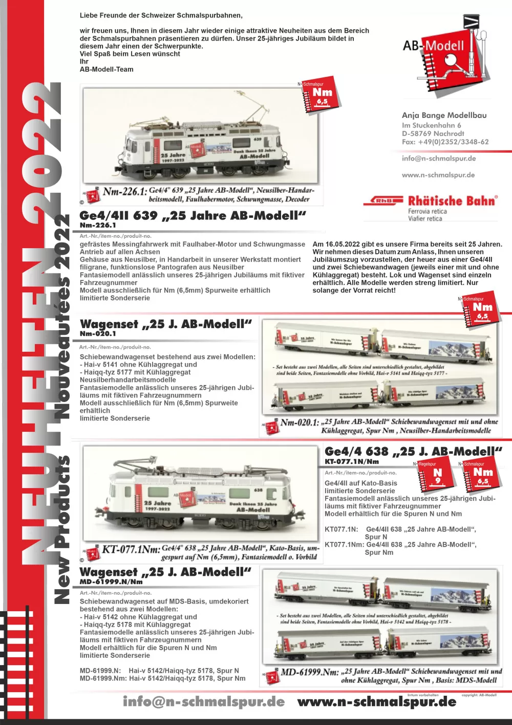 AB-Modell - Novelties 2022