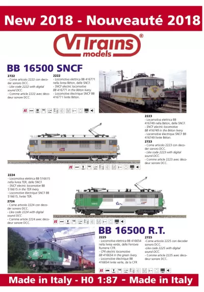 French novelties 2018 - ViTrains