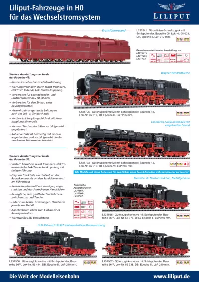 HO vehicles in AC system - Liliput