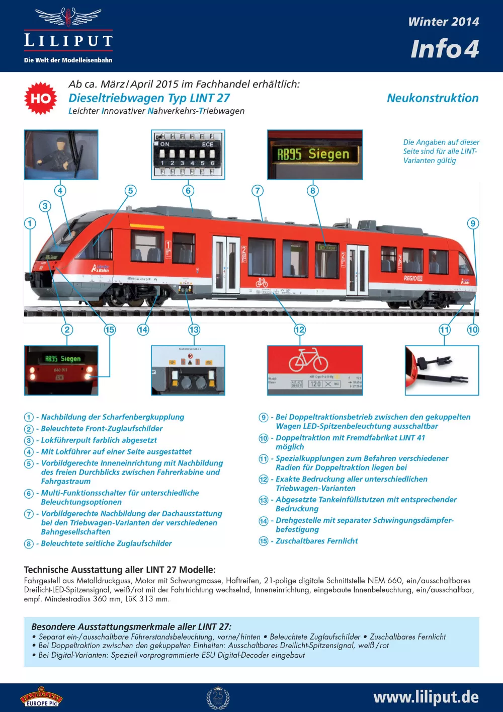 Liliput - Novelties Winter 2014 catalog