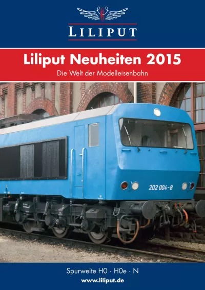 Novelties 2015 catalog - Liliput