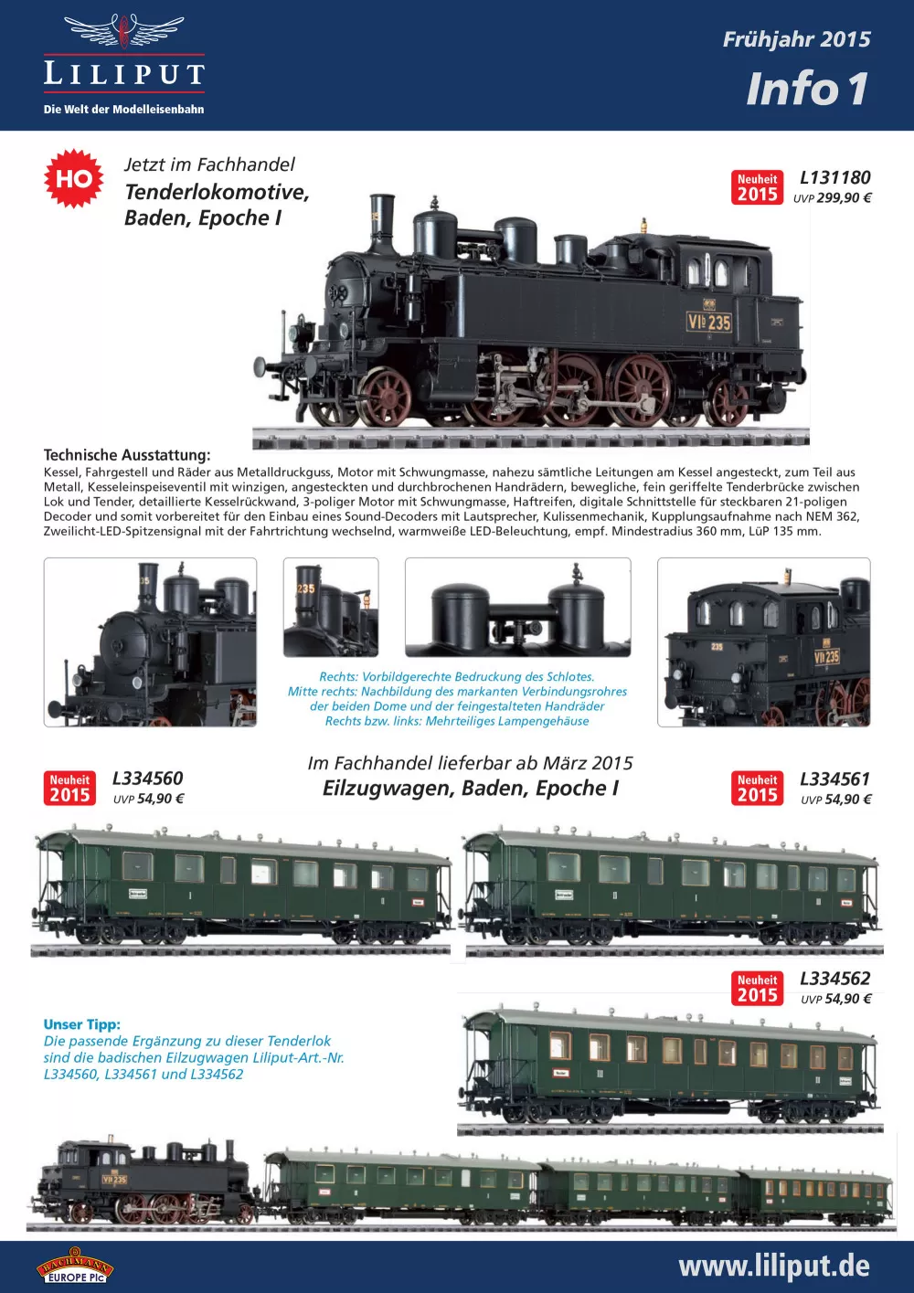 Liliput - Novelties Spring 2015 catalog