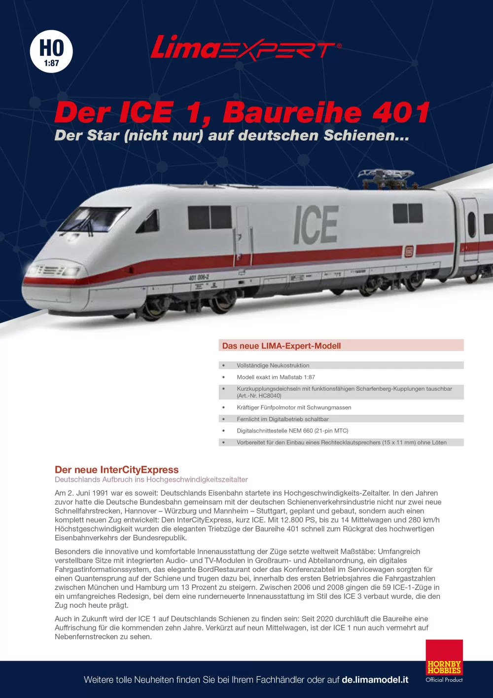 Lima - DB - ICE 1 (Class 401) train set