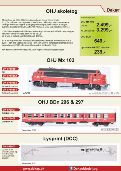OHJ - "School" train - Dekas