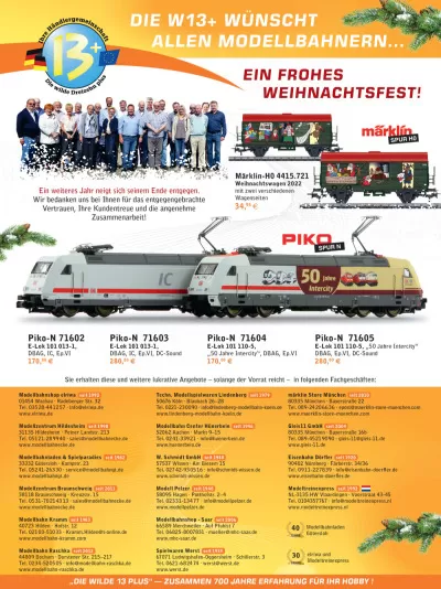 Announcements 11.2022 - W13PLUS-HÄNDLERVEREINIGUNG