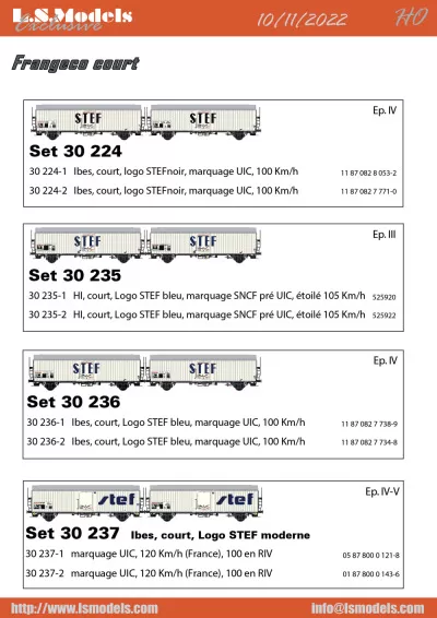 Deliveries November 2022 - LS Models