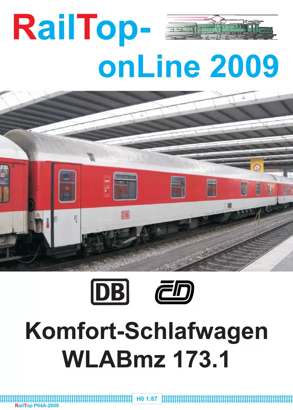RailTop - Komfort-Schlafwagen WLABmz 173.1