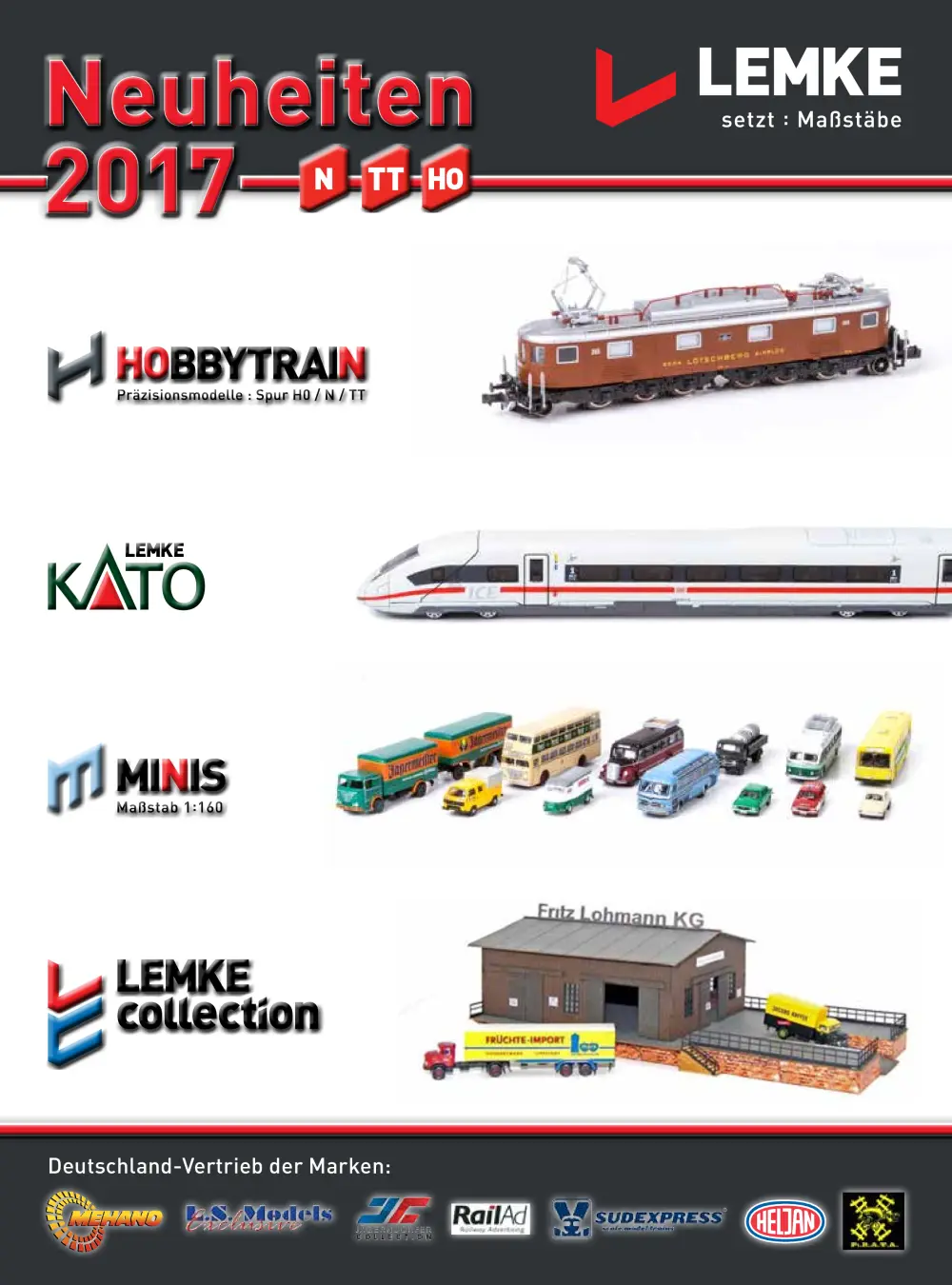 Lemke Collection / Hobbytrain / KATO / Mehano - Neuheiten 2017