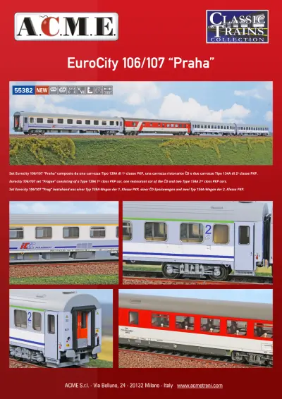 EuroCity 106/107 "Praha" (ref. 55382)